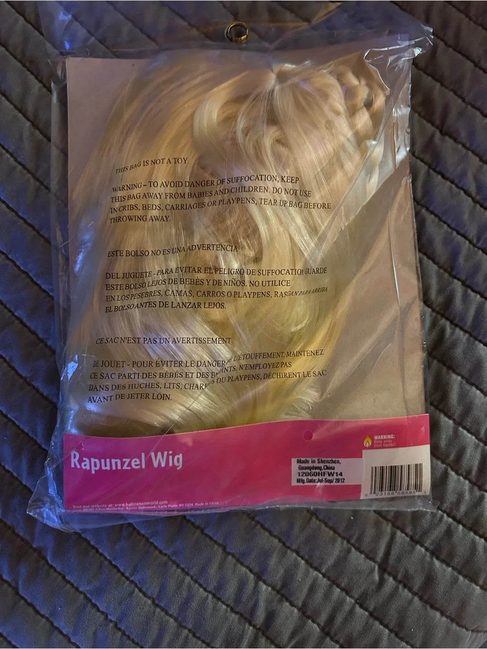Rapunzel Kids Costume Wig - Blonde